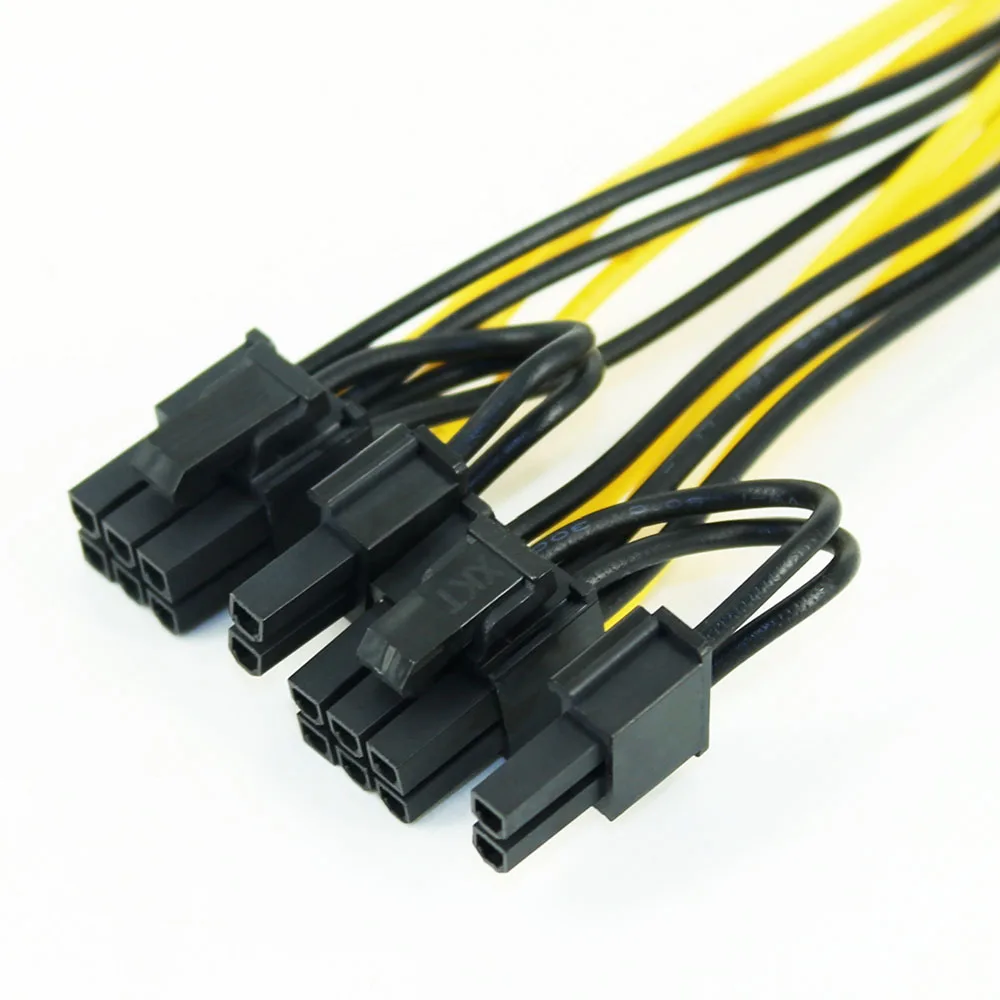 JONSNOW cpu 6 Pin для видеокарты PCI Express силовой сплиттер кабель 6Pin женский двойной 8Pin