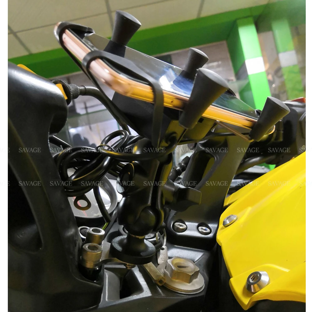 Держатель для телефона зарядное устройство USB KAWASAKI NINJA 300 2013-2017 EX250 250 2008-2017