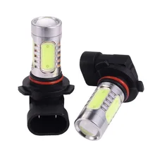 2X7,5 Вт высокой мощности Мощность HID 9006 HB4 9005 HB3 P20D H10 PY20D 9145 9045 5 COB светодиодный автомобильный противотуманный автомобильный светильник лампы белого цвета