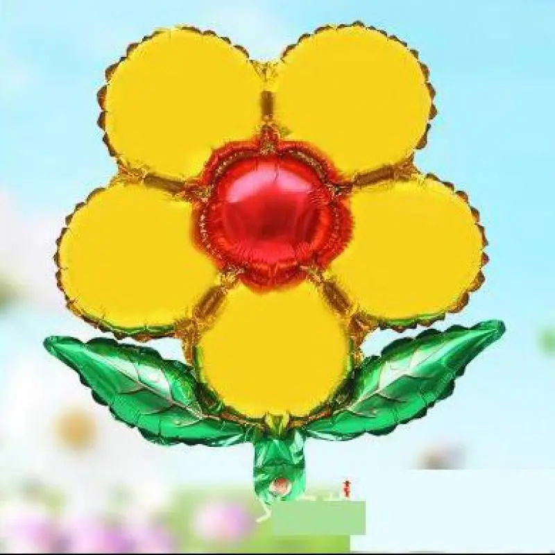 18 = 45CM Mylar Aluminum Foil Balloons | Flower Balloon for Wedding Party Decoration | Decorative Foil Balloon image 2