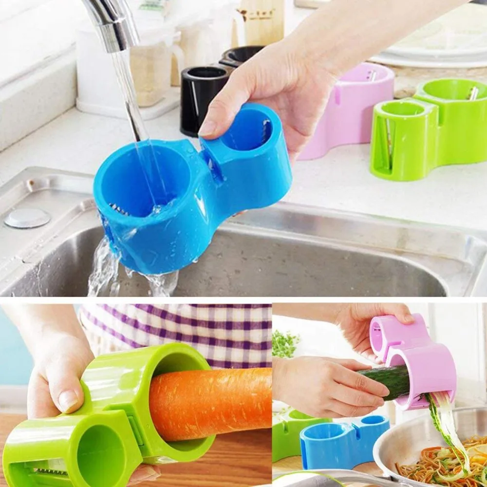 Multi-function ABS stainless steel Shredded Device Screw Grater Wheel Sharpener Fruit Vegetable Tools Chopper Kitchen Gadgets | Дом и сад