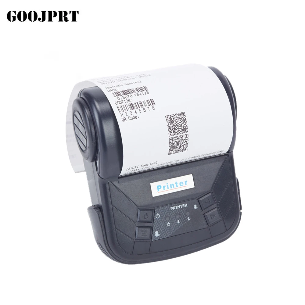 GOOJPRT " 80 мм Мини Bluetooth термопринтер портативный Bluetooth принтер Поддержка Android IOS Maquina de Recibos Termico