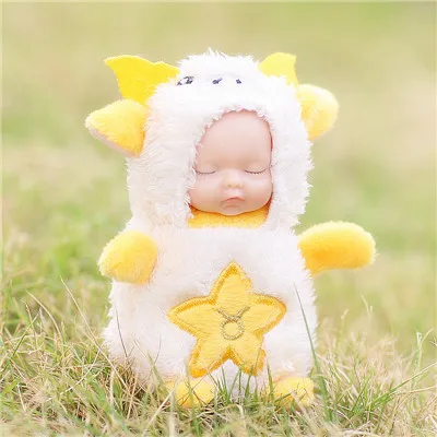 Мода Kawaii Тоторо плюшевый брелок с помпоном Спящая кукла брелок для женщин аксессуары для сумок автомобильный брелок - Цвет: as photo