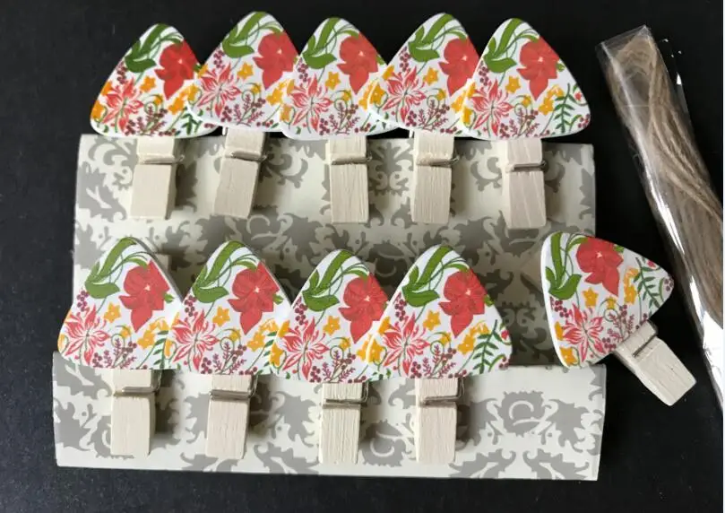 30 шт. Футболка с розовым сердечком деревянные зажимы для детей ремесла вечерние