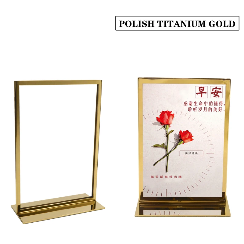 2 шт. A4 двухсторонний дисплей для рекламы настольного компьютера стойка меню