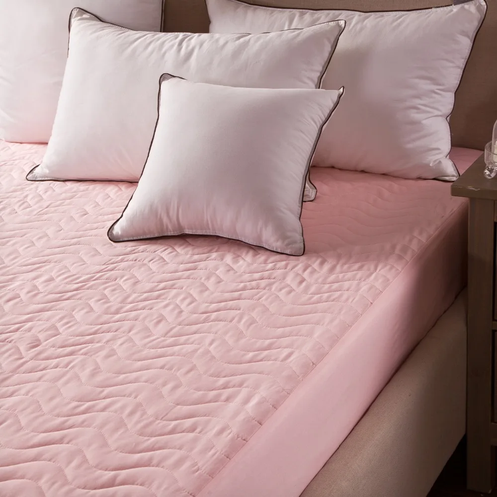 Стеганый матрас из 100% хлопка защитный чехол с наполнителем микрофибры тонкий