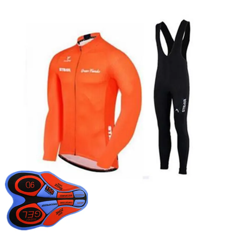 2018 одежда для велоспорта Pro Team Одежда с длинным рукавом Осень Мужские дышащие