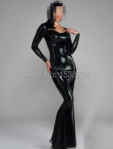 100% латексная резина Gummi. Платье длинное стандартное платье с пряжкой |