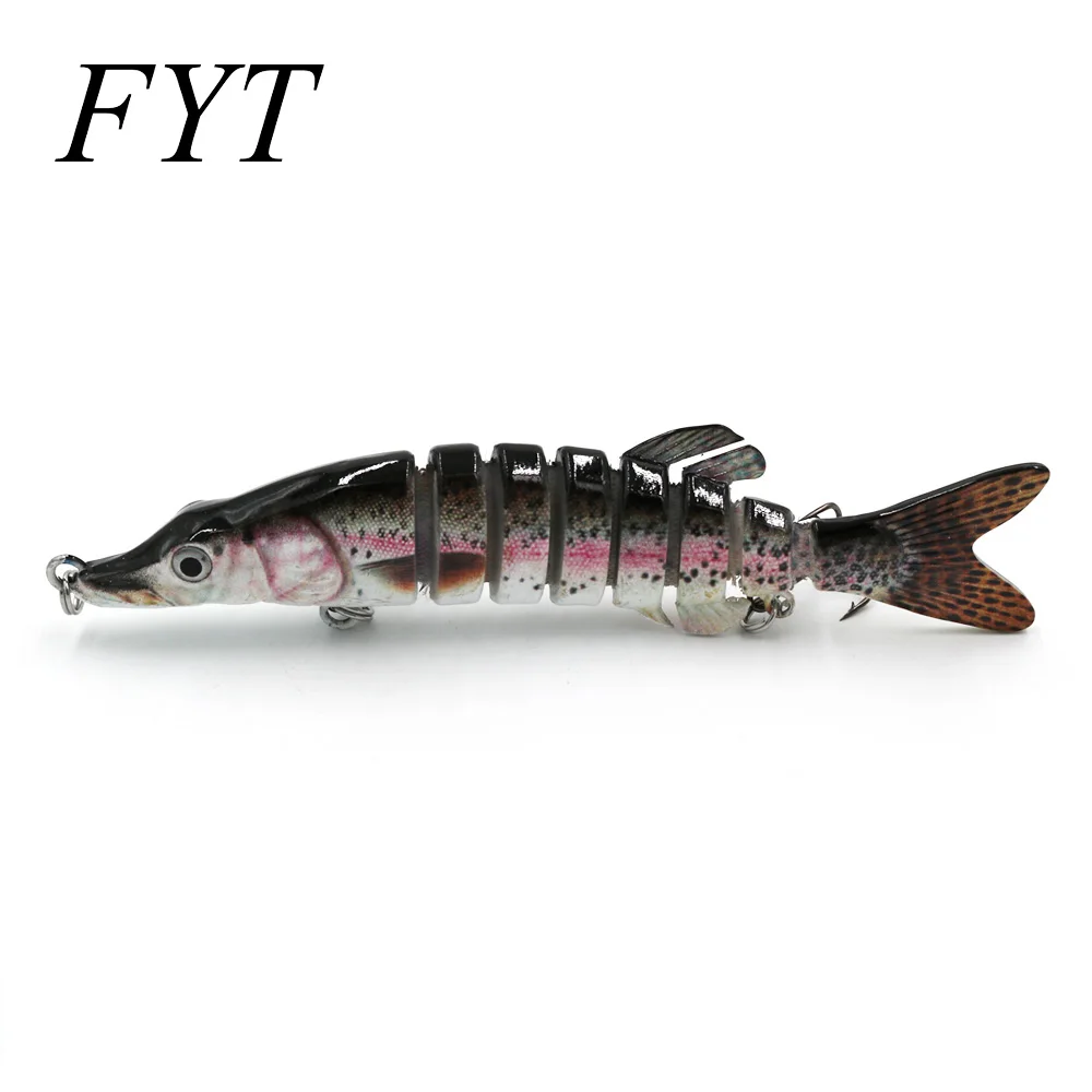 Рыболовные воблеры Реалистичная рыболовная приманка 8 сегментов свимбейт