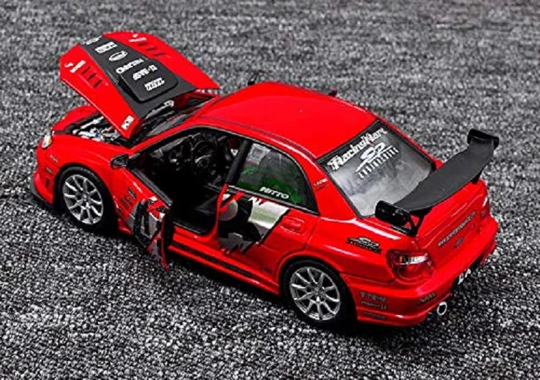 Welly 1:24 Subaru Impreza WRX STI APR версия литья под давлением модель гоночный автомобиль в коробке