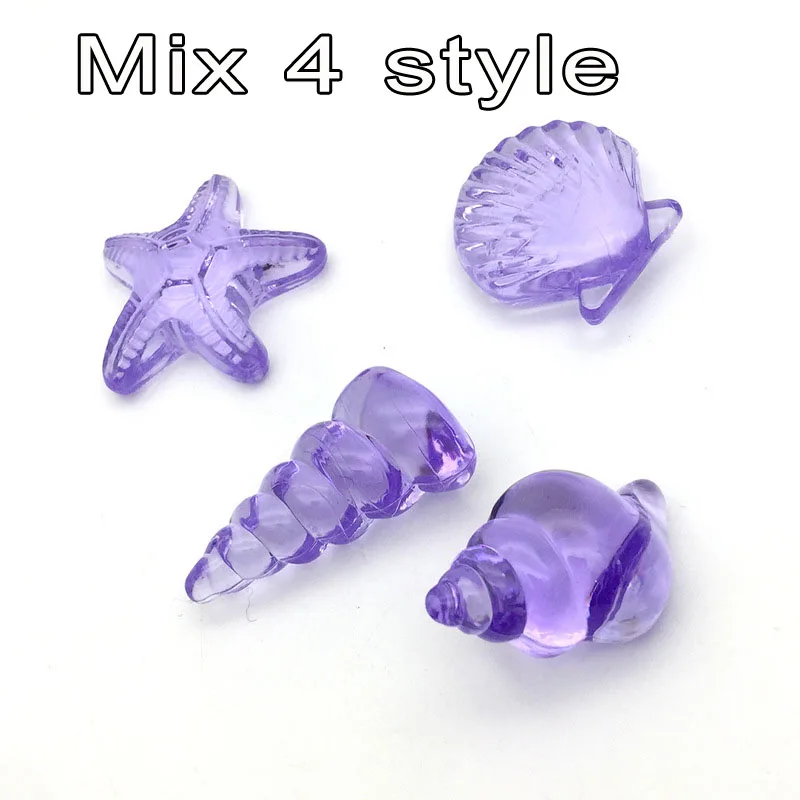 Marine life 4 style Акриловые стразы с объемными рисунками животных из мультфильмов, милые многоцветные миниатюрные украшения для аквариума, аксессуары для самостоятельной сборки - Цвет: Marine life 4 style