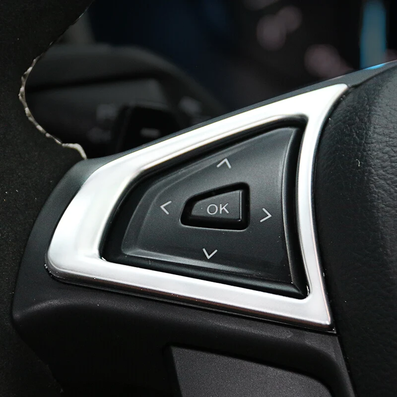 Матовый корпус автомобиля для Ford EDGE 2015 2016 2017 ABS интерьерный комплект рулевого