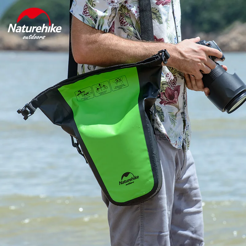 Naturehike 500D ПВХ водонепроницаемая зеркальная сумка для камеры Сумка плавания