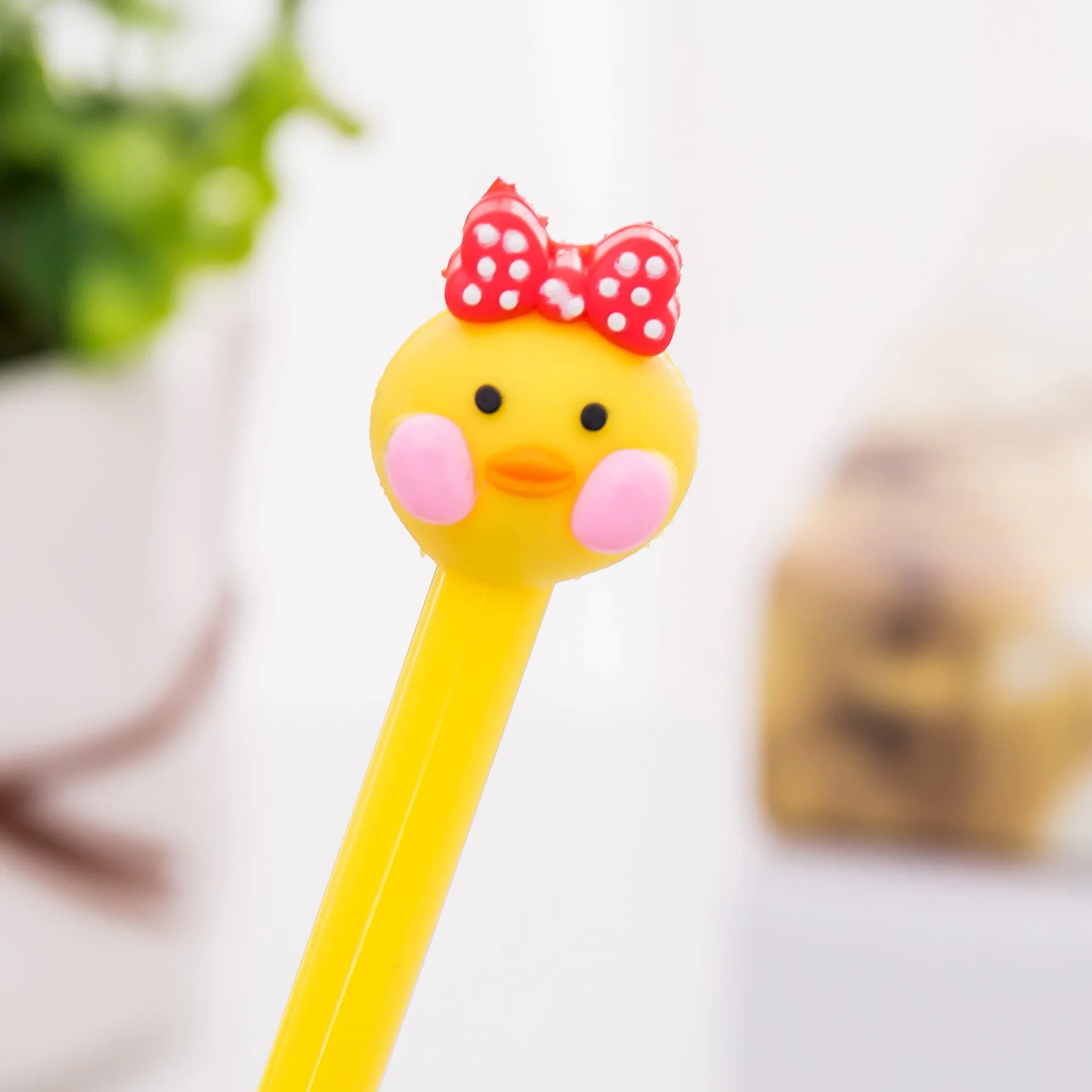 1 шт. милая маленькая Желтая утка гелевая ручка Kawaii студенческая школа ручки для подписи пишущие инструменты принадлежности Escola Papelaria канцелярские принадлежности - Цвет: style 4