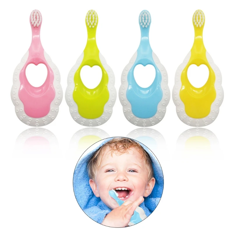 New Arrival Kids Soft Silicone Training Toothbrush Baby Children Dental Oral Care Tooth Brush Tool Baby Kids Teething Teether