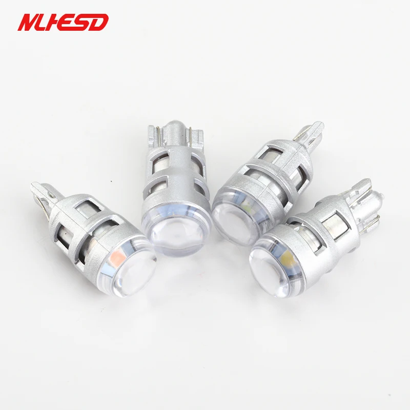 

100PCS Car T10 W5W LED Canbus LED Bulb 194 168 DRL 3030 1SMD Reading Lamp Auto Sidemarker Parking Width Bulb non polarity