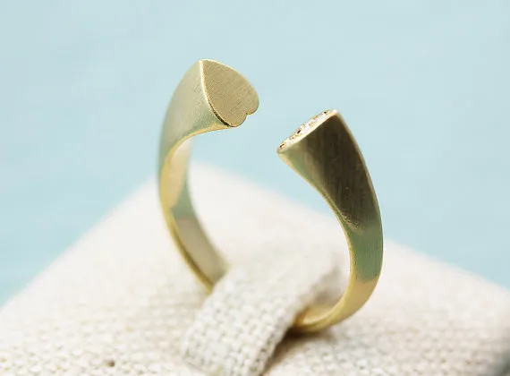 Женское Открытое кольцо с кристаллами|open ring|ring goldenring ring |