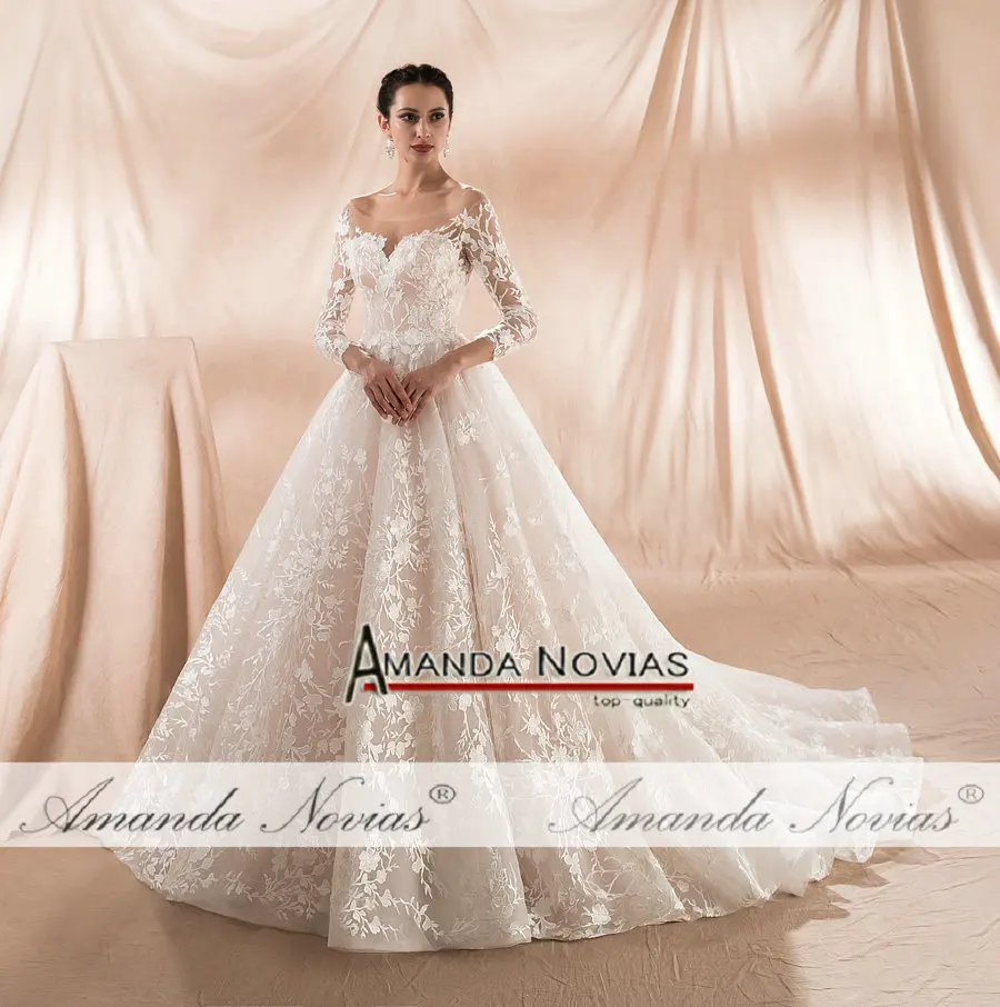 Robe De Soiree 2022 Новое поступление свадебное платье цвета шампанского реальные