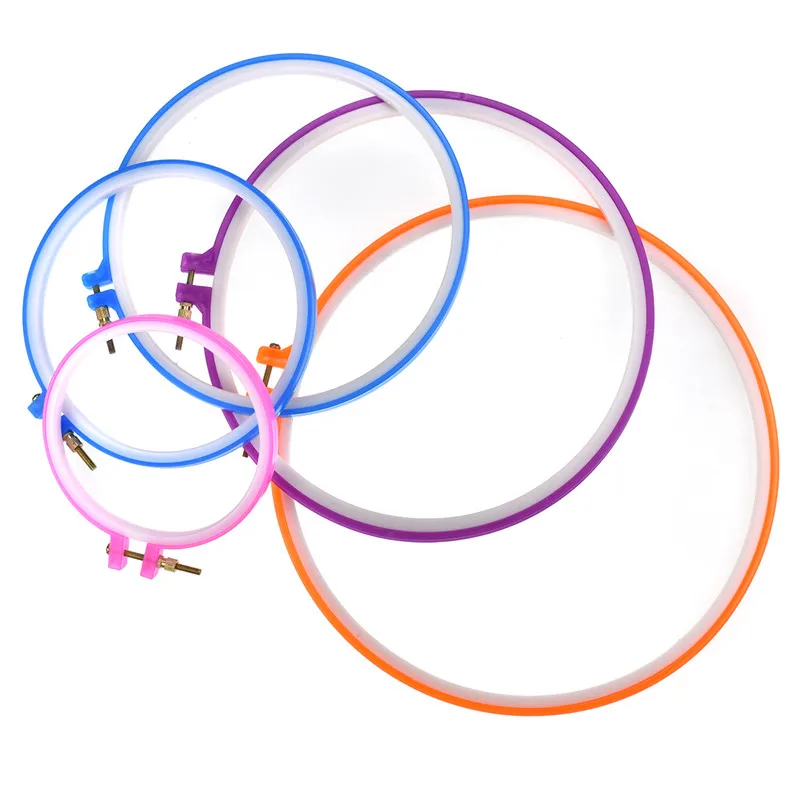 1 шт Регулируемые швейные инструменты Пластиковые многоцветные вышивки