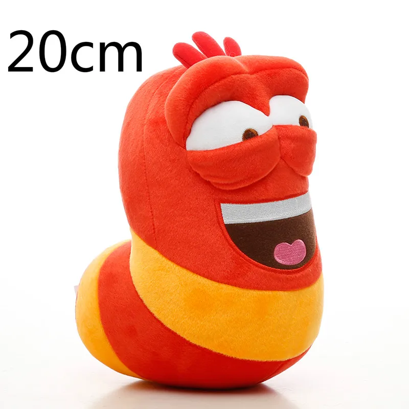 20cm Милые плюшевые насекомые слизни личинка игрушки плюшевая кукла для детей Забавные игрушки червя подарок на день рождения ребенка 3 цвета мягкая игрушка - Цвет: 20cm