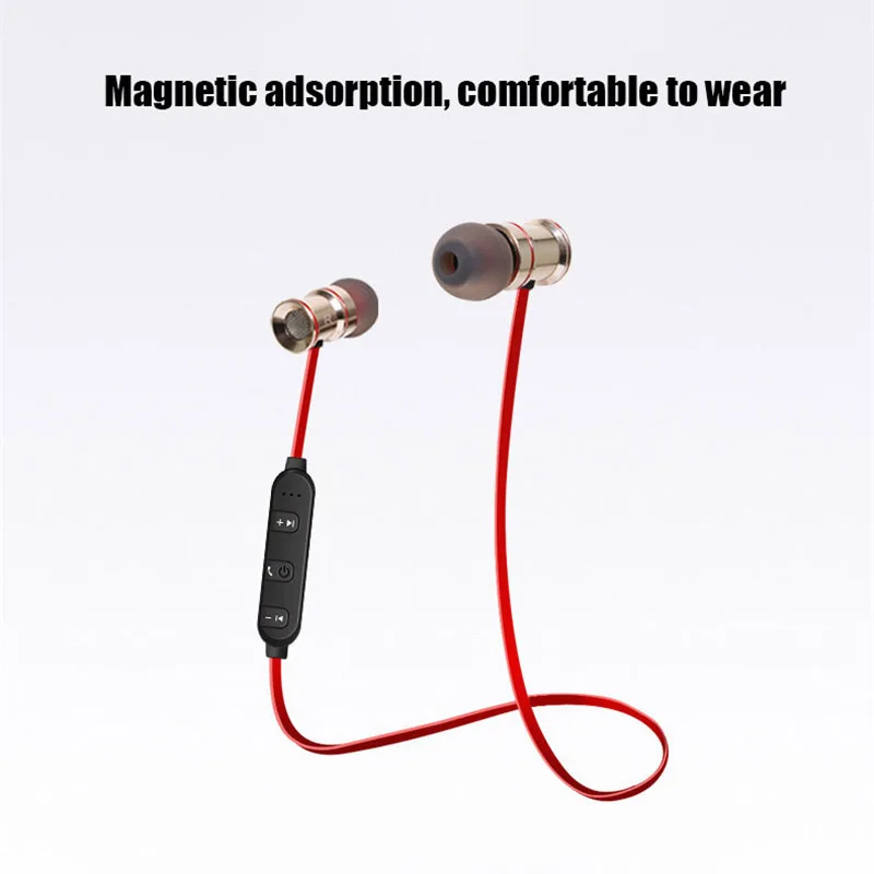 HJCF Bluetooth наушники Спорт Беспроводной наушников качество Металл стерео гарнитура