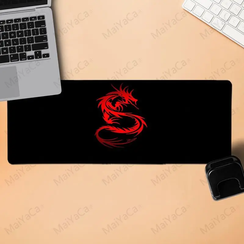 Lock Edge 30x90cm MaiYaCa игровой коврик для мыши большой коврик для мыши зеленый красный синий дракон коврик для мыши Лига Легенд коврик для копьютерной мыши коврик для компьютерной мыши - Цвет: Lock Edge 30x90cm