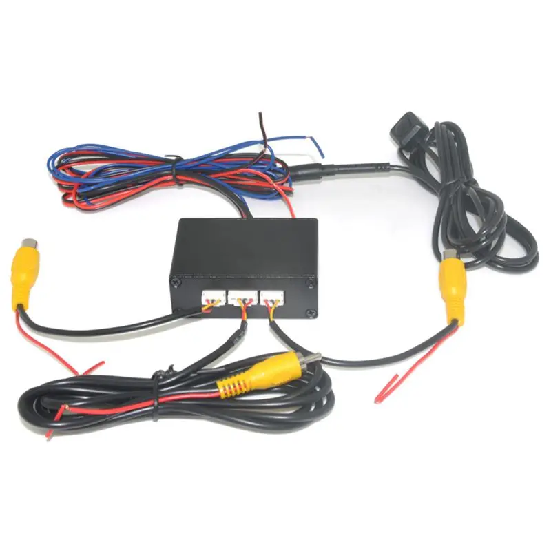 Автомобильная парковочная камера видео канальный конвертер Авто переключатель
