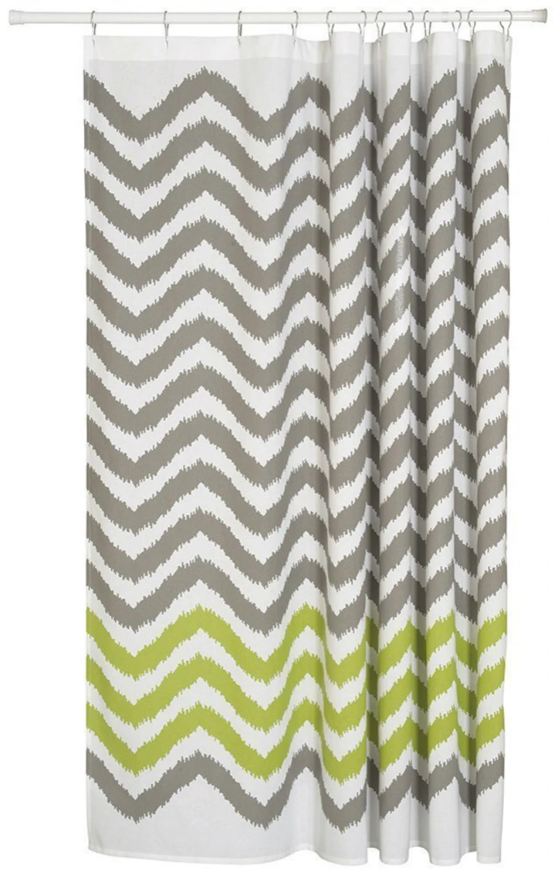 Шеврон с памятью для дома занавески душа домашний декор белый серый зеленый в