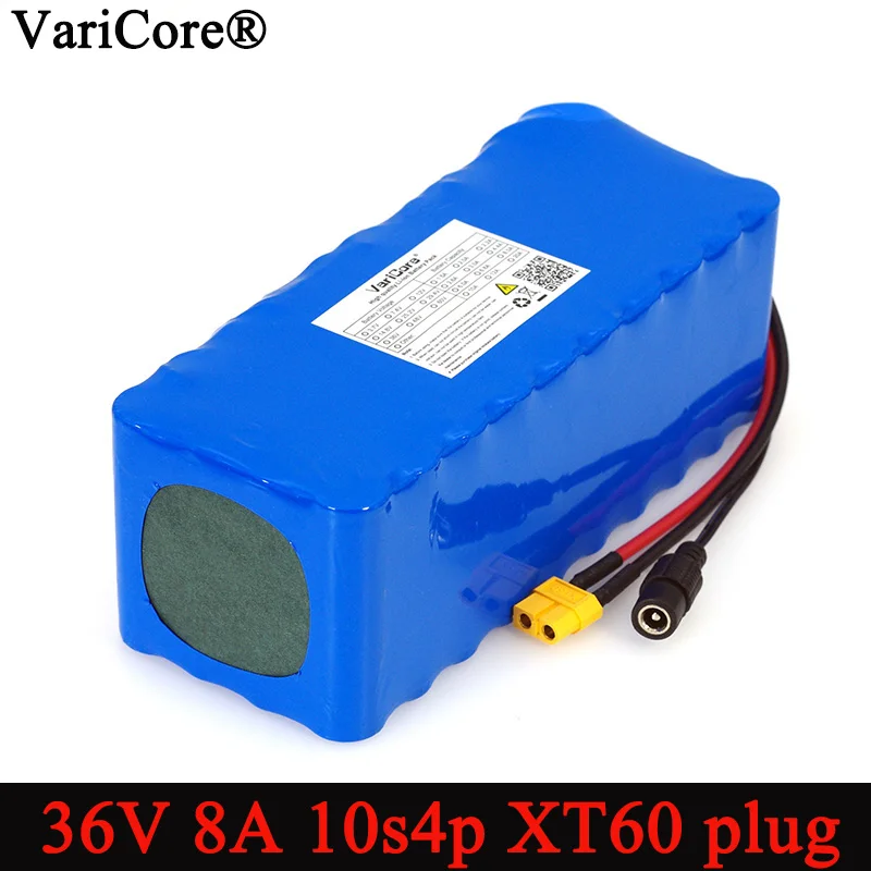 VariCore 36V 8Ah 10S4P 18650 аккумуляторная батарея модифицированные велосипеды