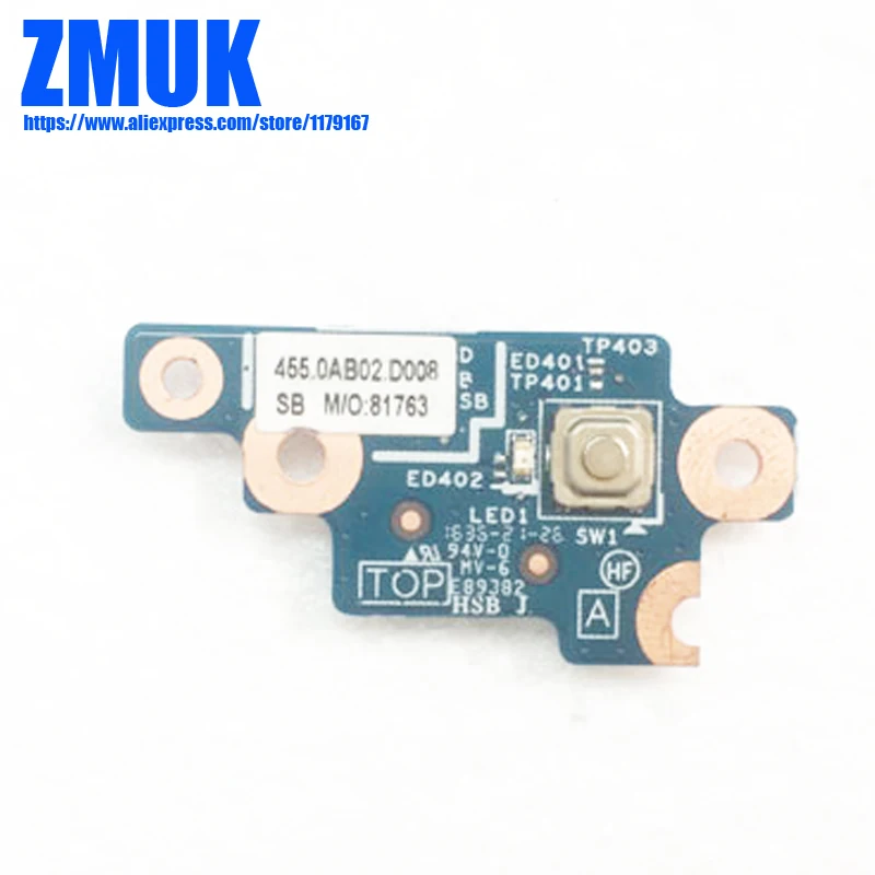 

Power Button Subcard Board For Lenovo Thinkpad T570 P51s Series,P/N 01ER049