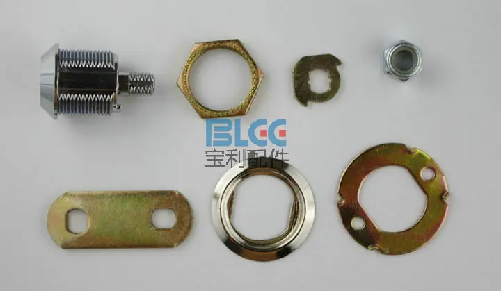 50 шт. 17 мм с кулачком из цинкового сплава замок отличием ключ для