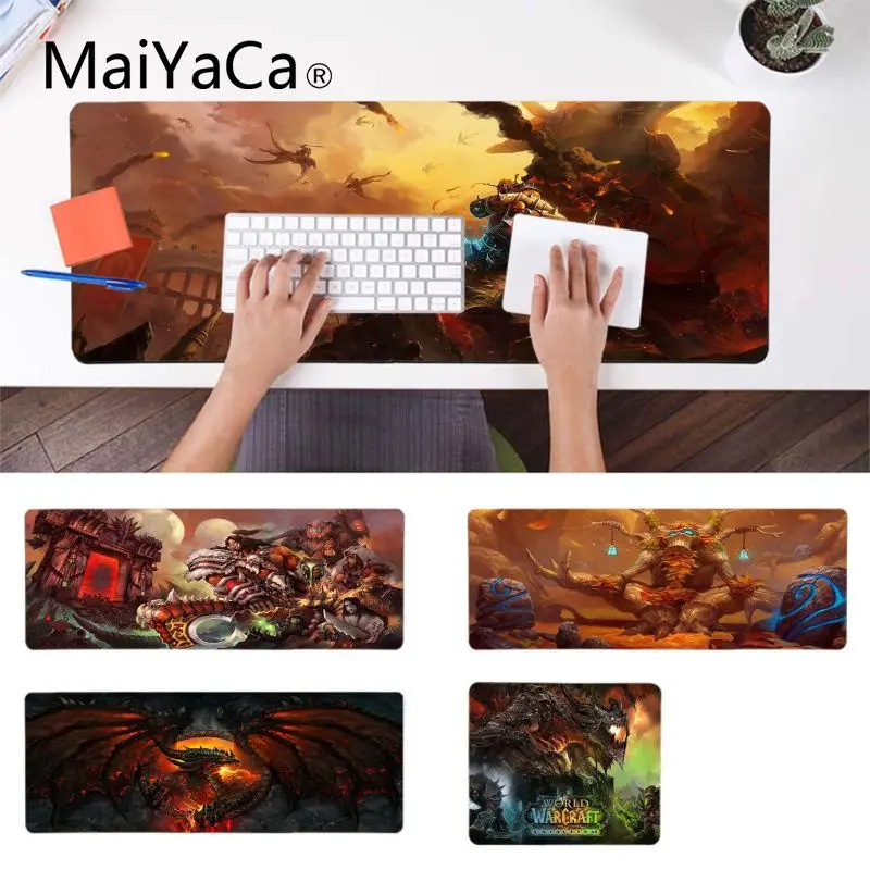MaiYaCa новый дизайн игровой мир Warcraft удобный коврик для мыши прочный резиновый