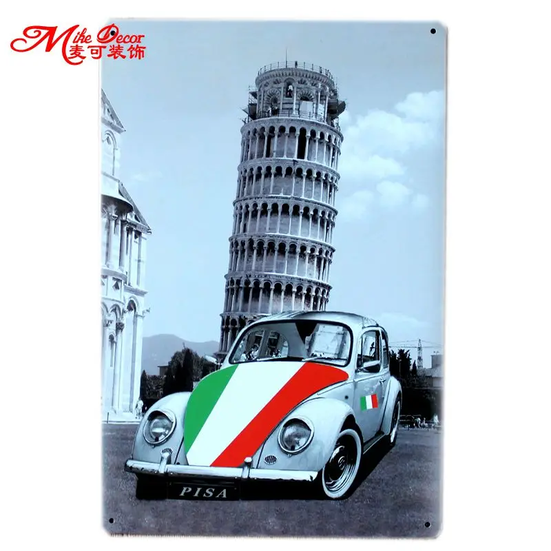 [Mike86] наклонная башня Пизы в Италии настенный Декор для дома офиса паба