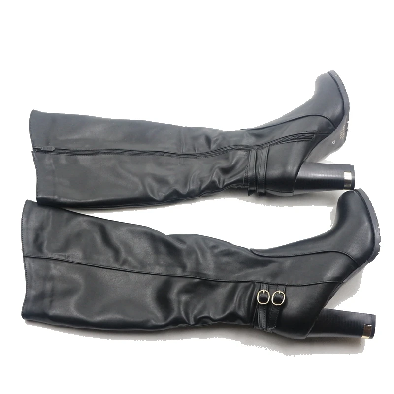 ORCHA LISA/женские зимние меховые сапоги до колена на высоком каблуке; теплые зимние сапоги на молнии; высокие сапоги; botas feminina; цвет черный, коричневый; CCA059