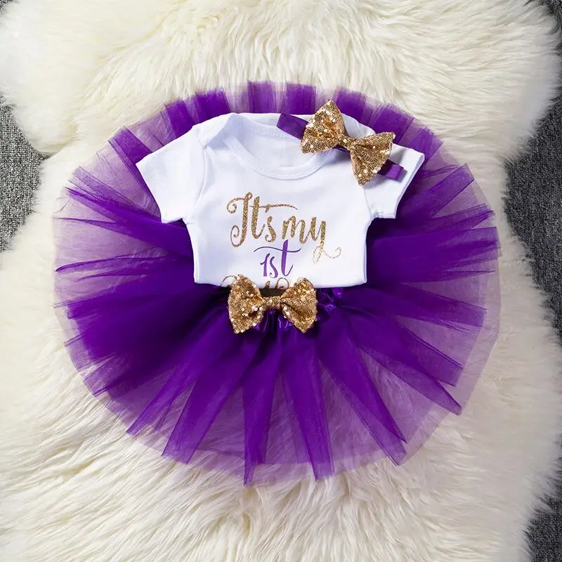 Style 12 0-12M новорожденная девочка Единорог праздничная одежда мультфильм Топы+ пачка платье+ повязка на голову набор кистей с ручкой в форме единорога 1 год День рождения Одежда с изображением единорога - Цвет: Style 12
