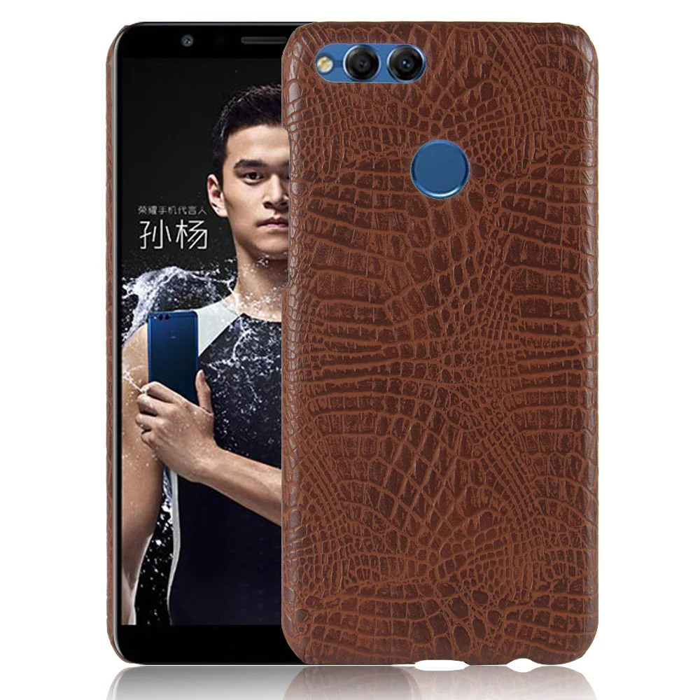 Кожаный чехол для Huawei Honor 7X BND L21 L24 бампер телефона X7 7 X L22 Жесткий Чехол рамка ПК|case