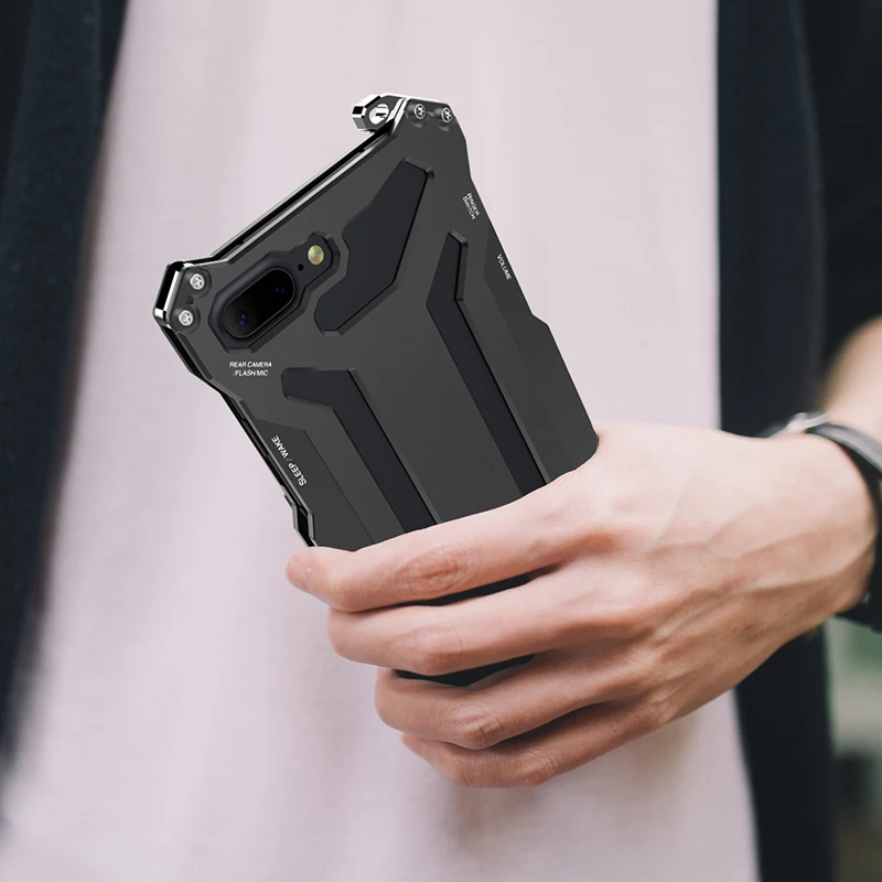 R JUST для iPhone 7 Plus противоударный металлический чехол высококачественные