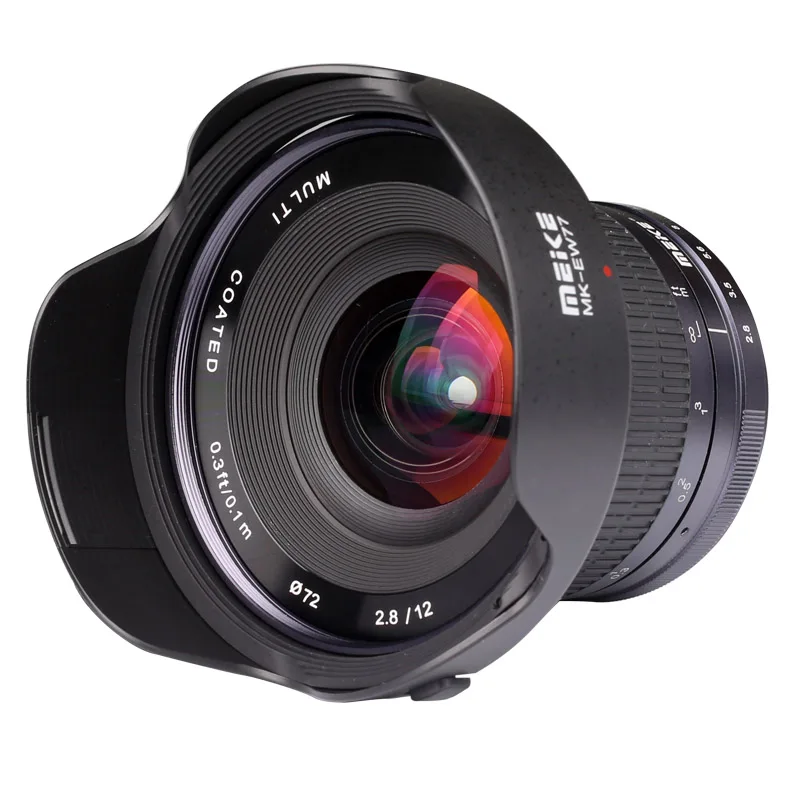 Meike 12 мм f/2 8 широкоугольный объектив с ручным фокусом для беззеркальной камеры