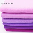 Пурпурная серия CMCYILING, мягкий фетр ткань для вышивки, для самостоятельного шитья кукол, полиэфирная ткань, 45 см * 110 см
