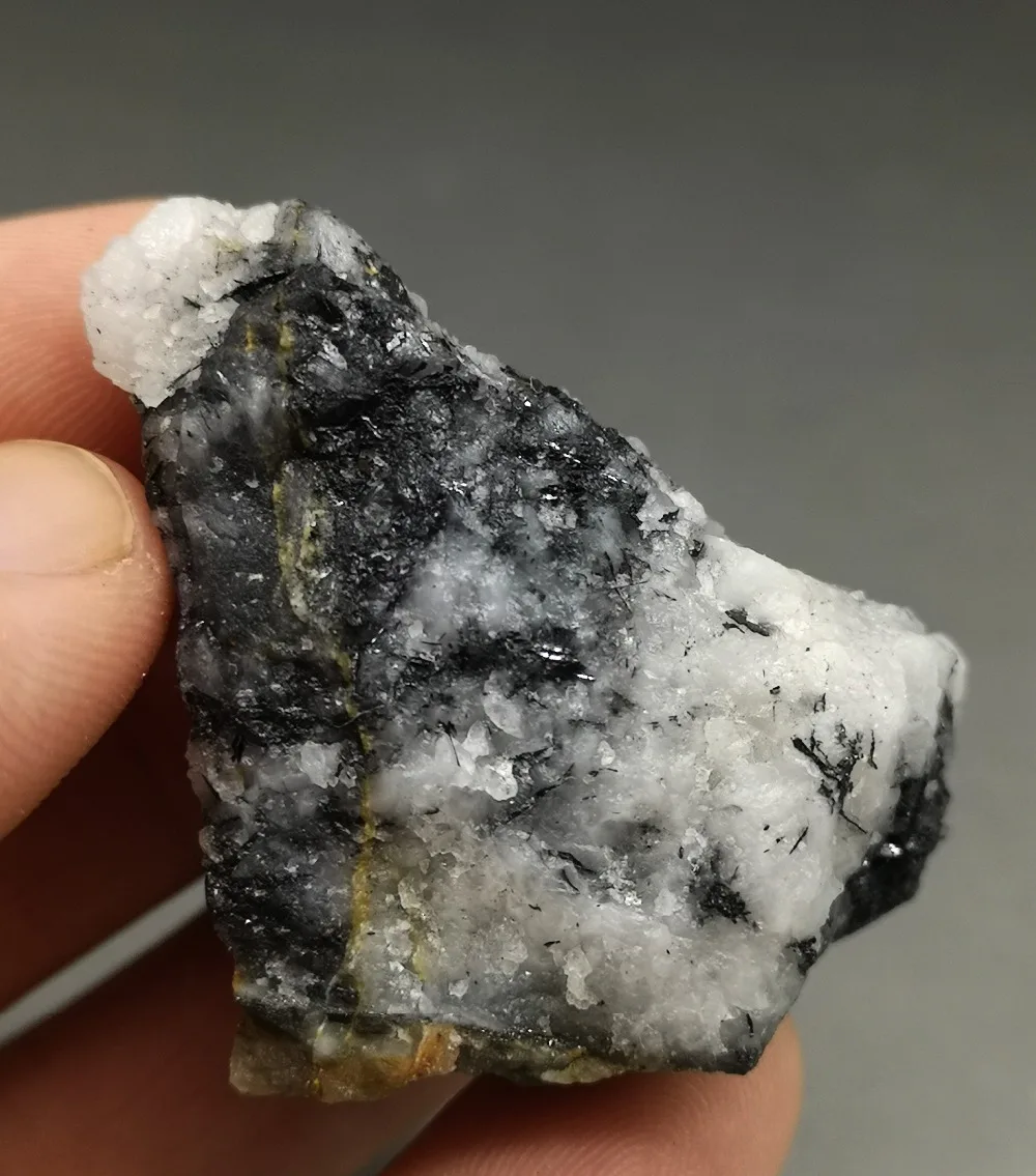 34g natural stones and crystals Wolframite silica symbiotic mineral specimen collection gemstones quartz healing crystal | Дом и сад