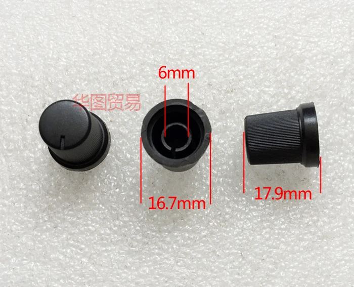 80 шт. черный потенциометр кодировщик цветок вал ручка крышка/аудио регулятор