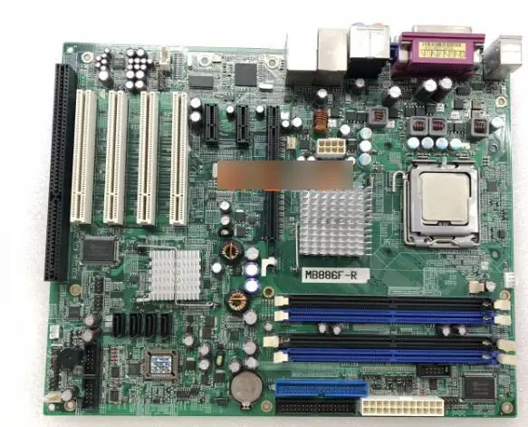MB886F-R 100% оригинальная материнская плата IPC MB886F ATX Промышленная PCI ISA PCIE с