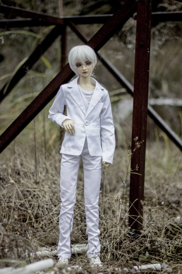 Одежда для куклы BJD белый костюм очаровательный принца 1/41/3 мsd DD SDFF аксессуары