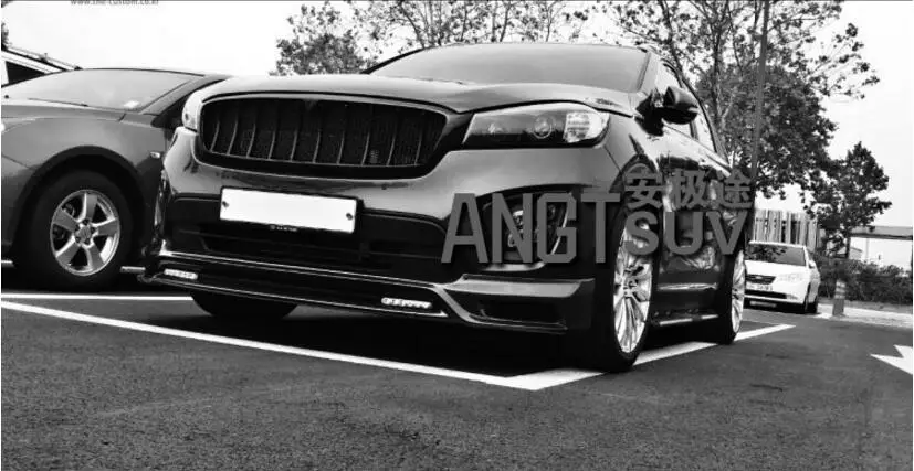 Спортивный стиль для ABS краски автомобиля переднего бампера гонки решетки Вокруг Накладка для KIA Sorento