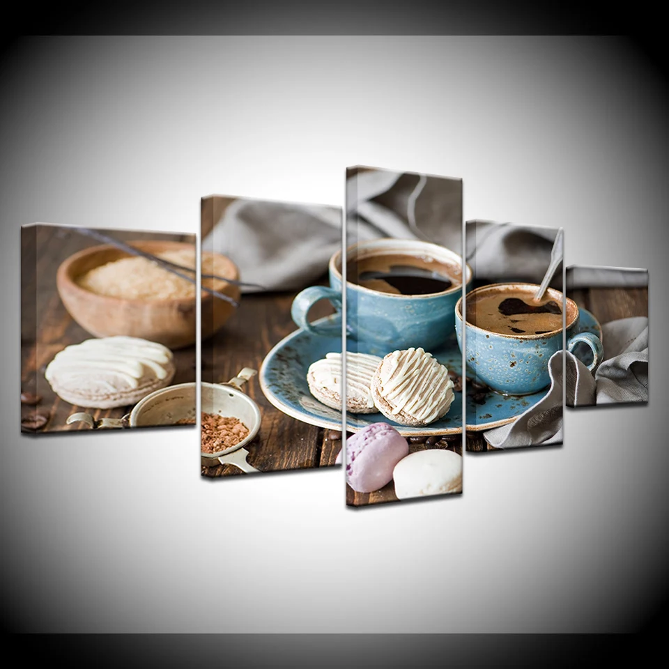 

5 Panel Modern paintings canvas wall decor picture for bedroom kitchen coffee quadro canvas painting oil art poster home decor