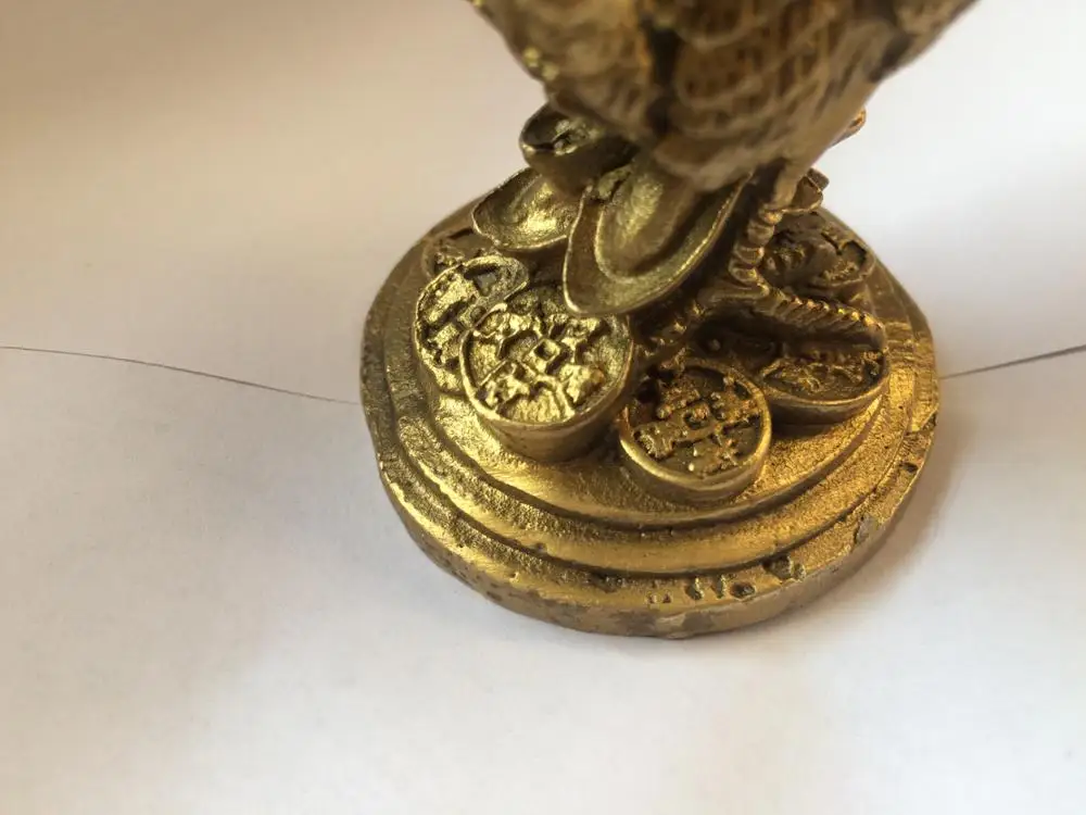 Китайский латунный по феншуй богатство Сумочка для денег и монет yuanbao животного