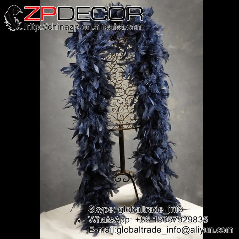 ZPDECOR 80 г 10 ярдов/партия пушистая ручная работа окрашенная темно синяя Высокое