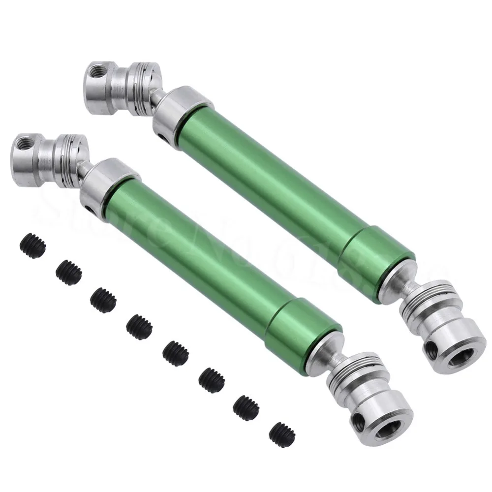 

2pcs Duty Metal Drive Shaft 100-145mm For RC Car 1/10 Rock Crawler Truck Axial SCX10 RC4WD Tamiya HSP Traxxas