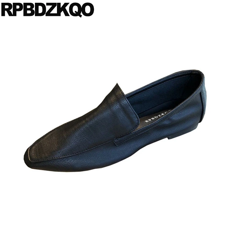 

Designer White Loafers Pointed Toe 2021 Slip On Work Chinese Unique Yellow Black Ladies Beautiful Flats Shoes China Women Pink