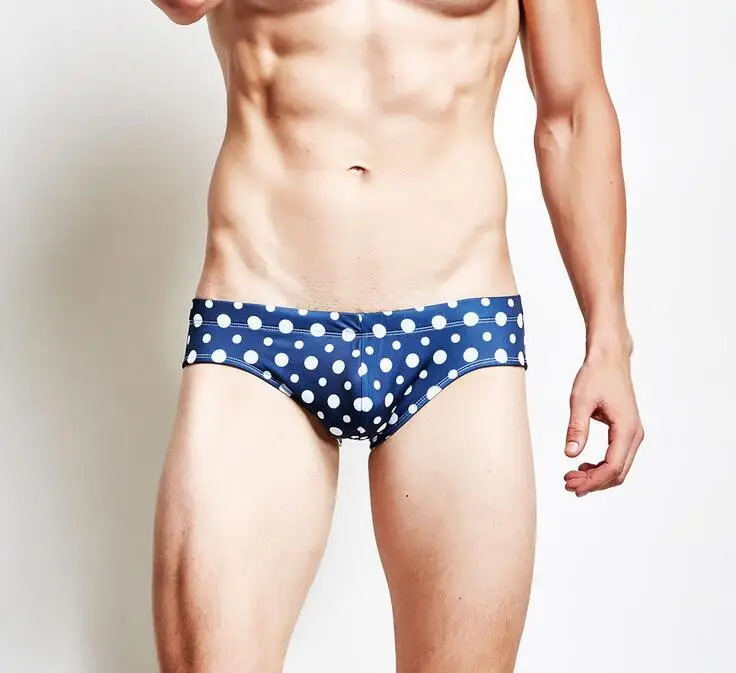 Плавки с низкой посадкой для мужчин пикантные трусы мультяшным рисунком одежда